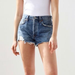 Agolde Parker Denim Short